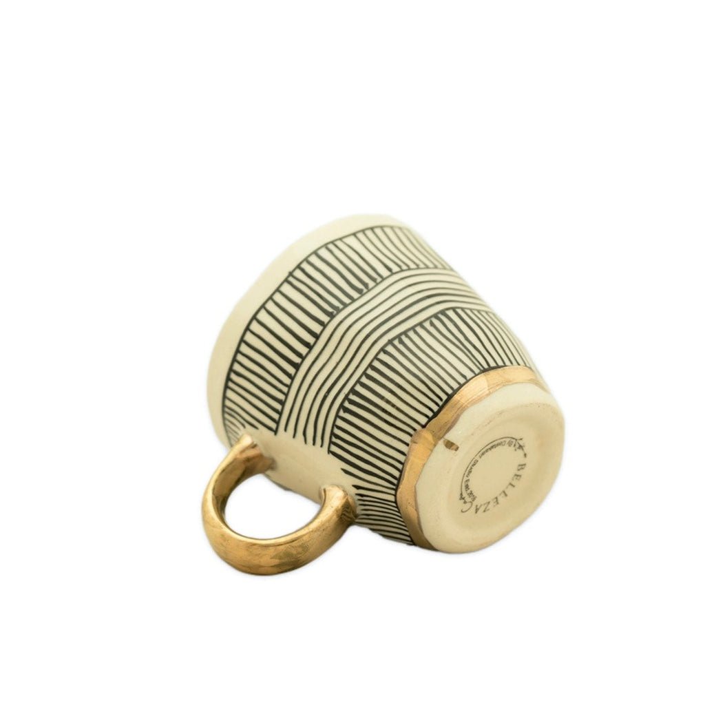 Estelle Mug Single Stripes Black