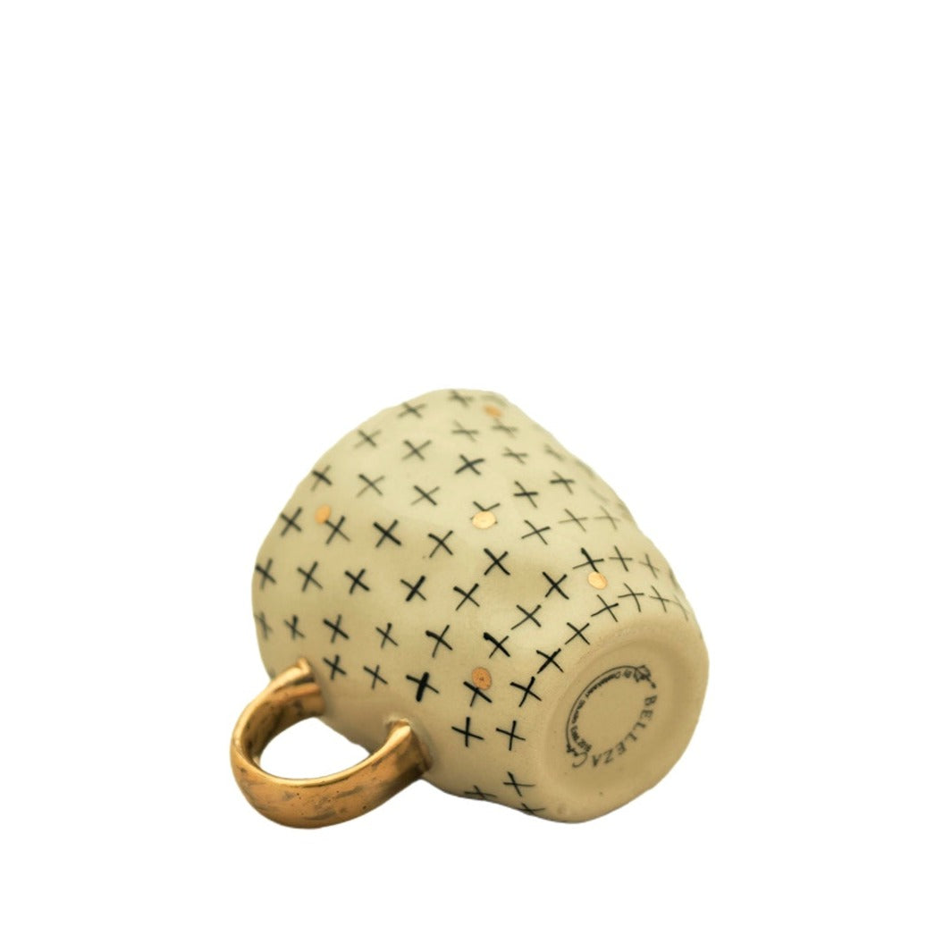 Ceramic Mug Plus Gold
