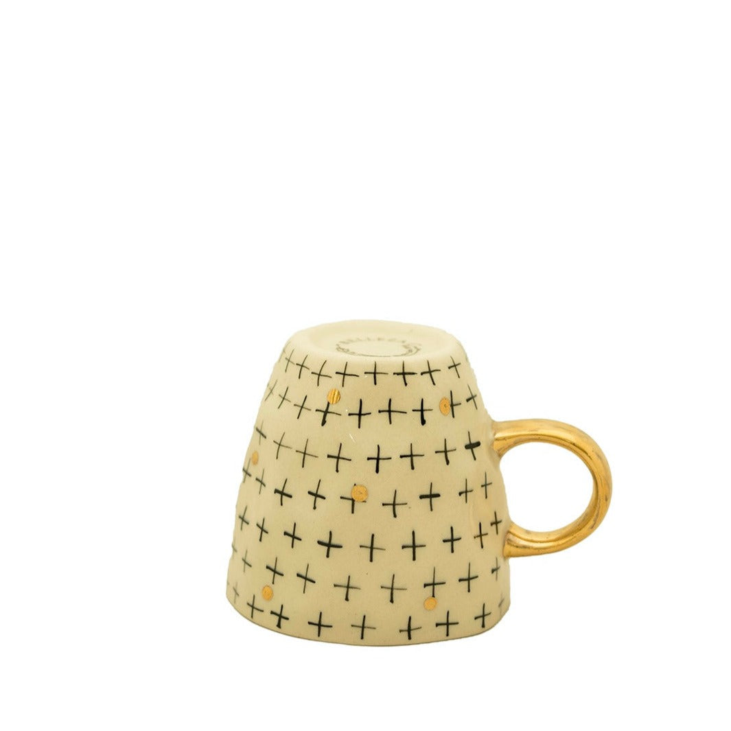 Estelle Mug Plus Gold Black