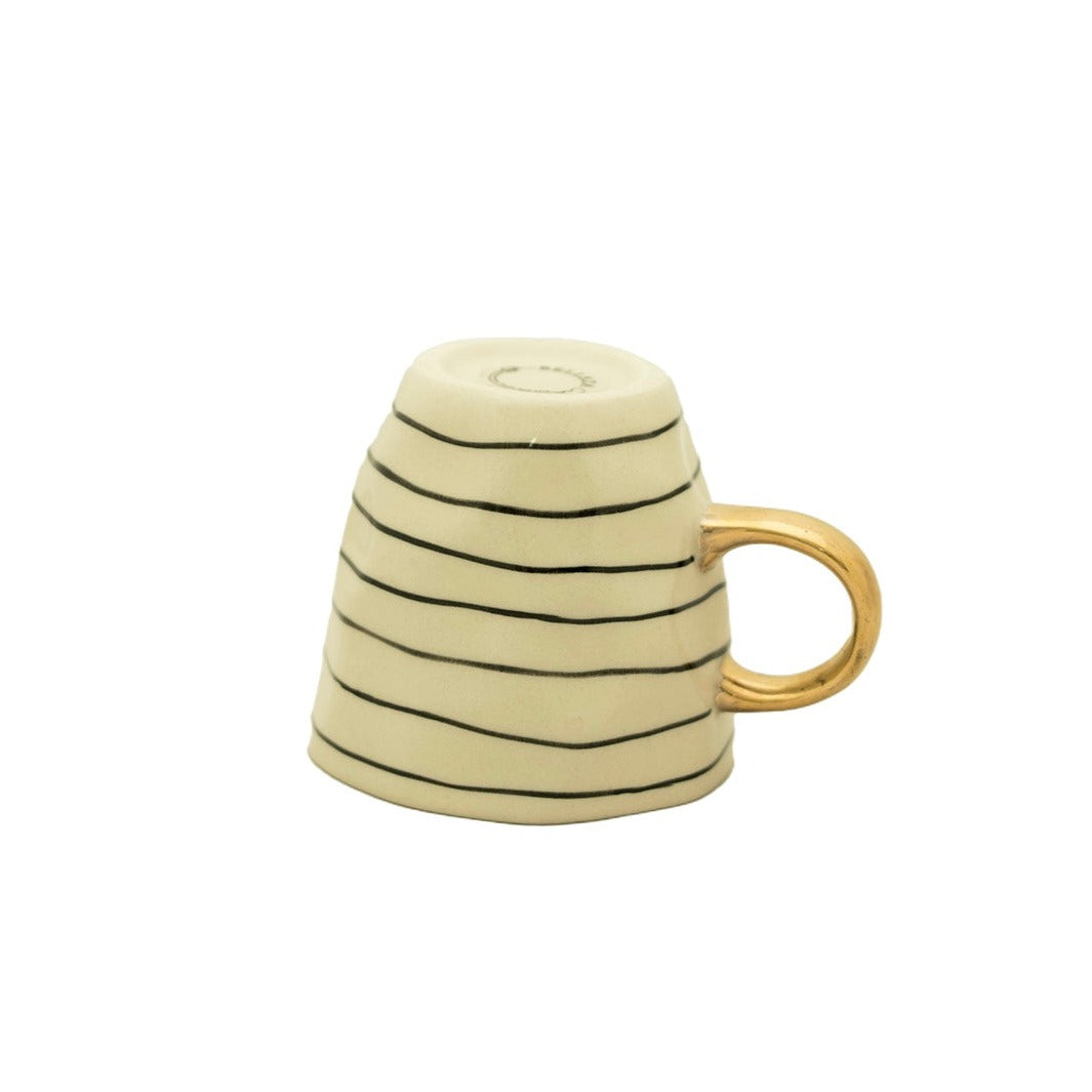 Ceramic Mug Round Lines