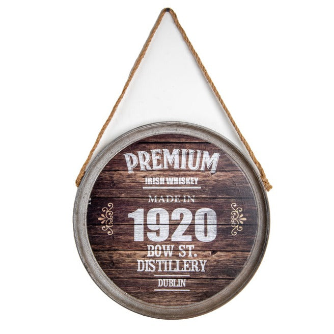 1920 Round Wood Wall Board