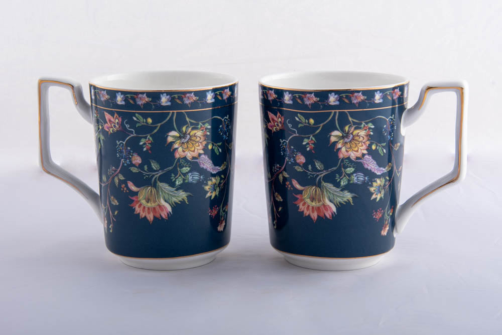 Coffee Mug Hazel Blue - Set of 2