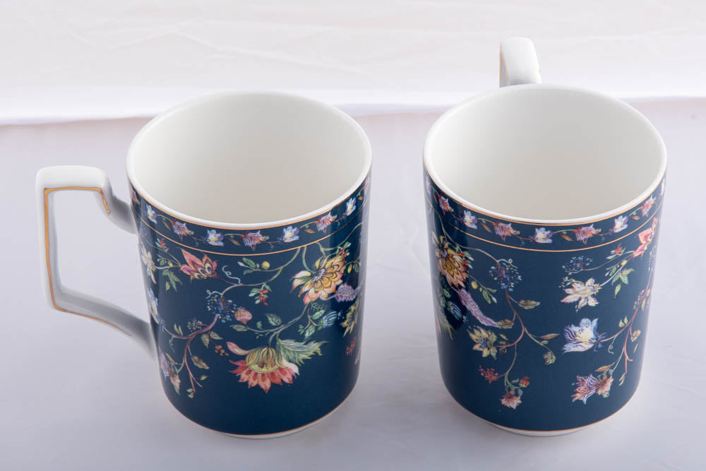 Coffee Mug Hazel Blue - Set of 2