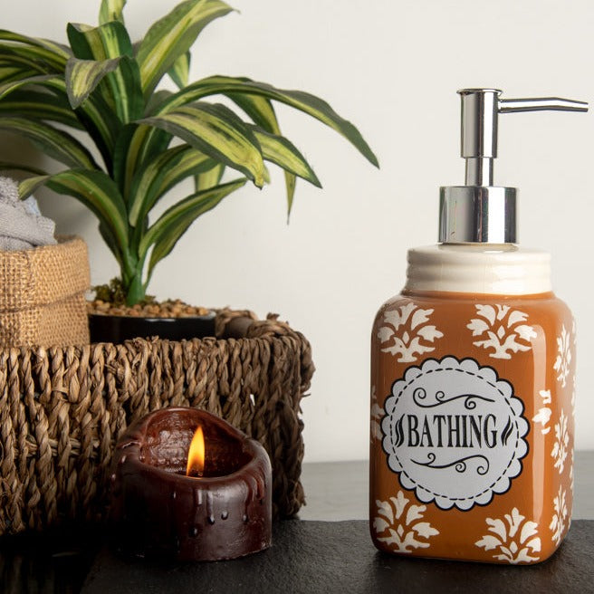 Soap Dispenser Tangerine Rust